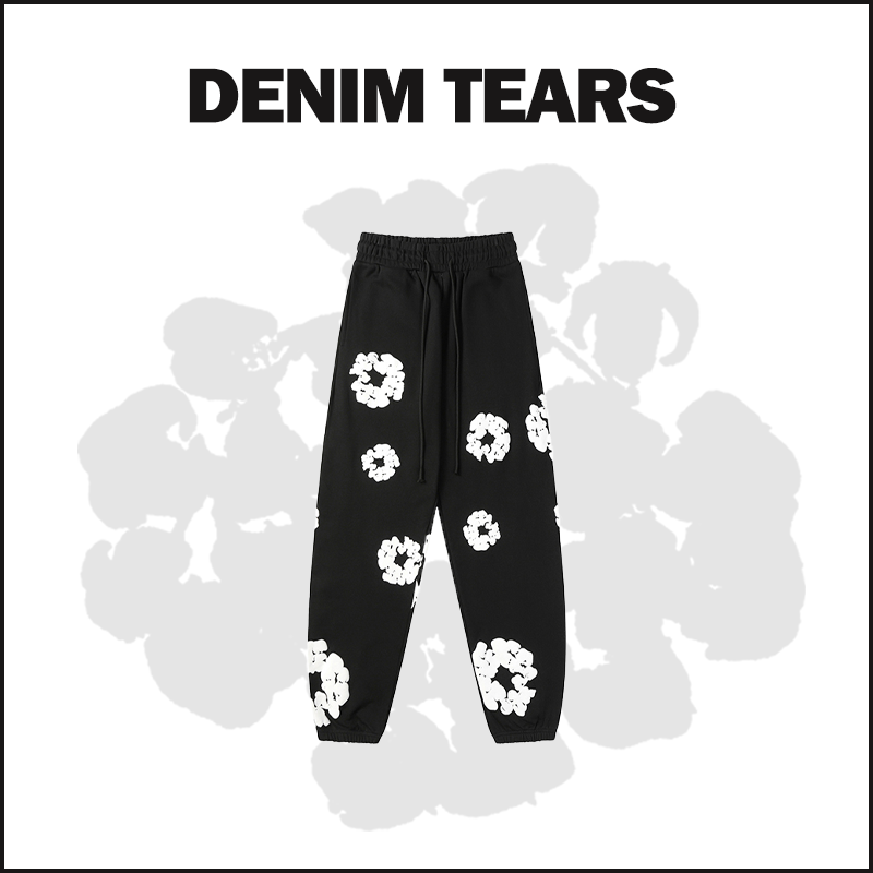 DENIM TEARS BLACK Sweatpants 6769 image 1