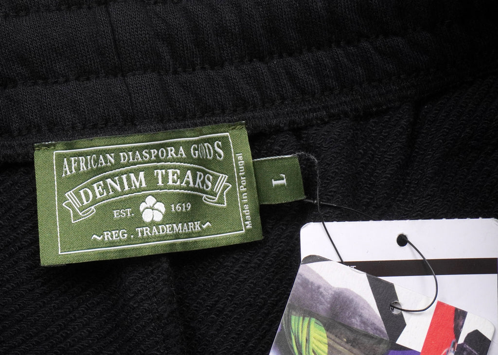 DENIM TEARS BLACK Sweatpants 6769 image 4