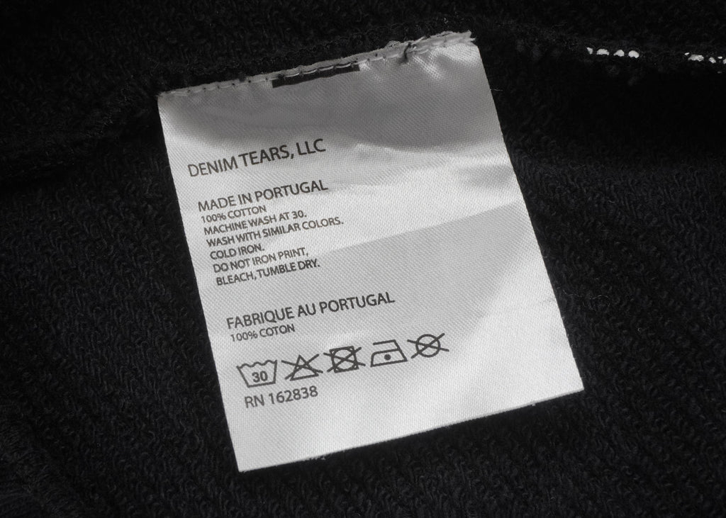 DENIM TEARS BLACK Sweatpants 6769 image 12