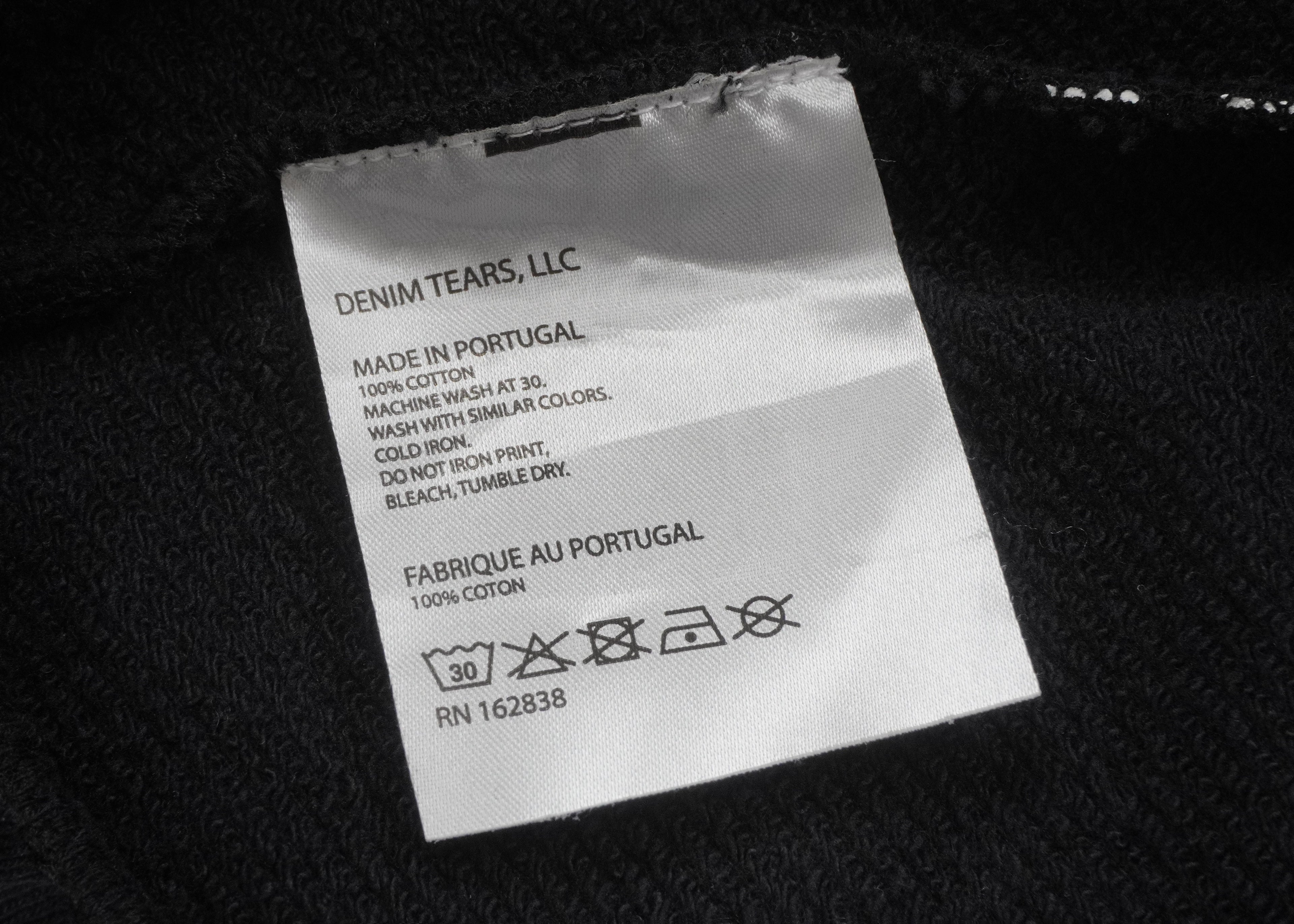 DENIM TEARS BLACK Sweatpants 6769 image 12