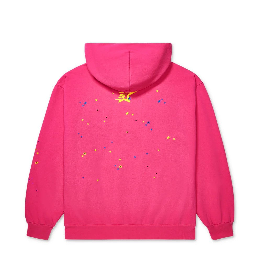 SP5DER FW23-PINK1 Hoodie image 3