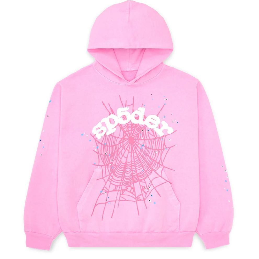 SP5DER FW23-PINK2 Hoodie image 2