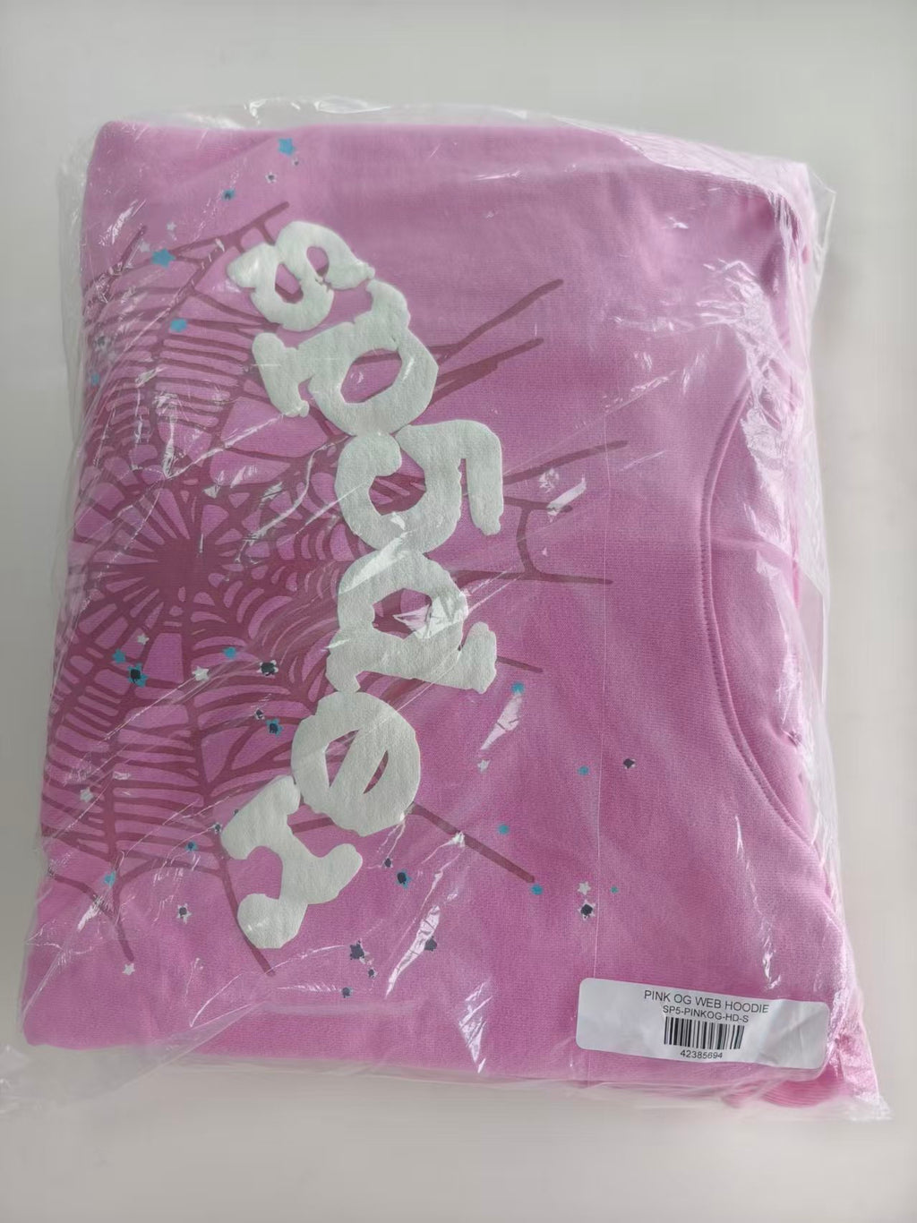 SP5DER FW23-PINK2 Hoodie image 4
