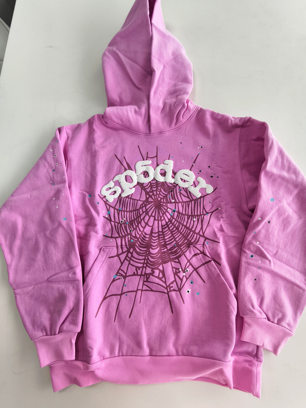 SP5DER FW23-PINK2 Hoodie image 8