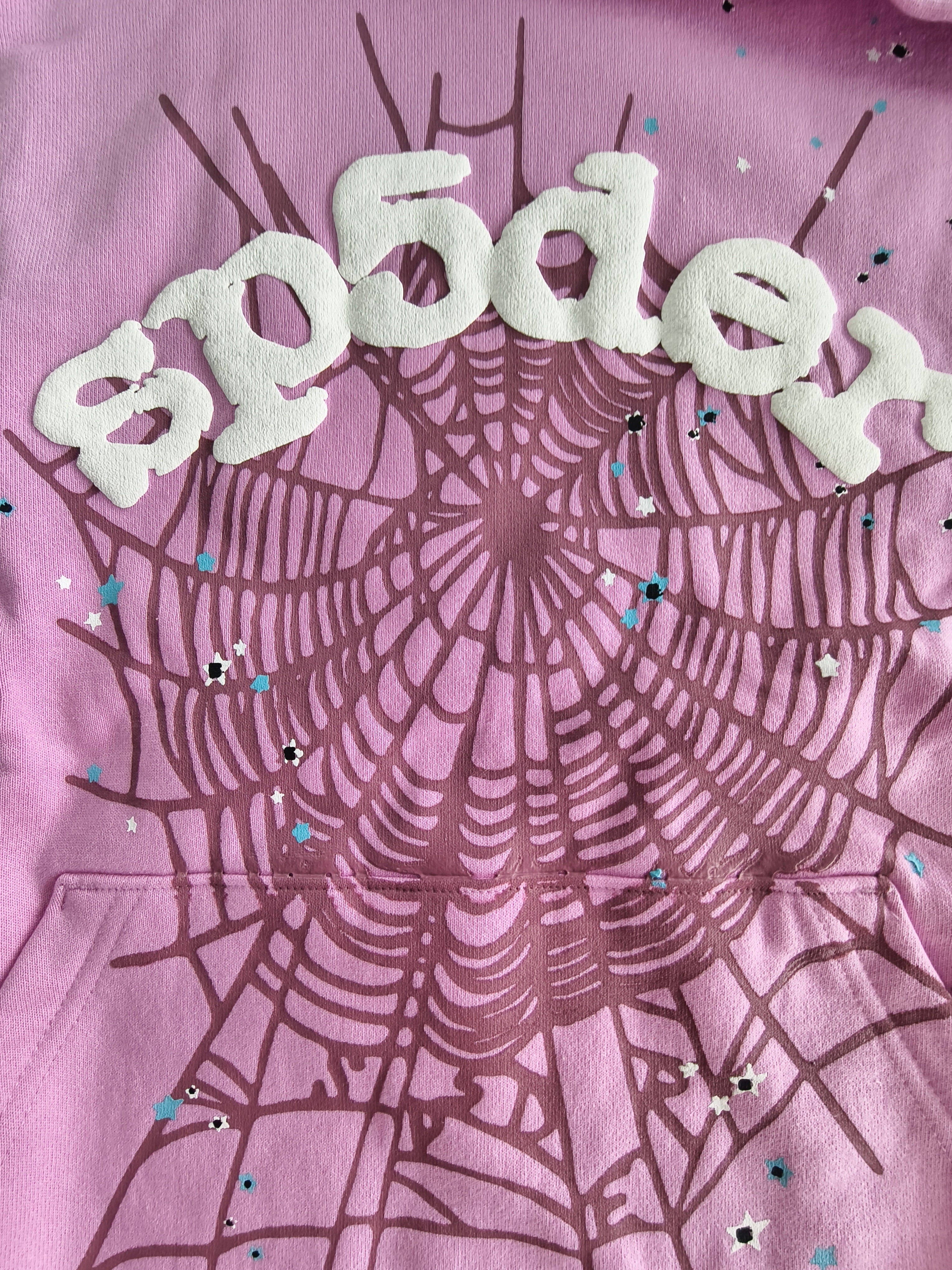 SP5DER FW23-PINK2 Hoodie image 9