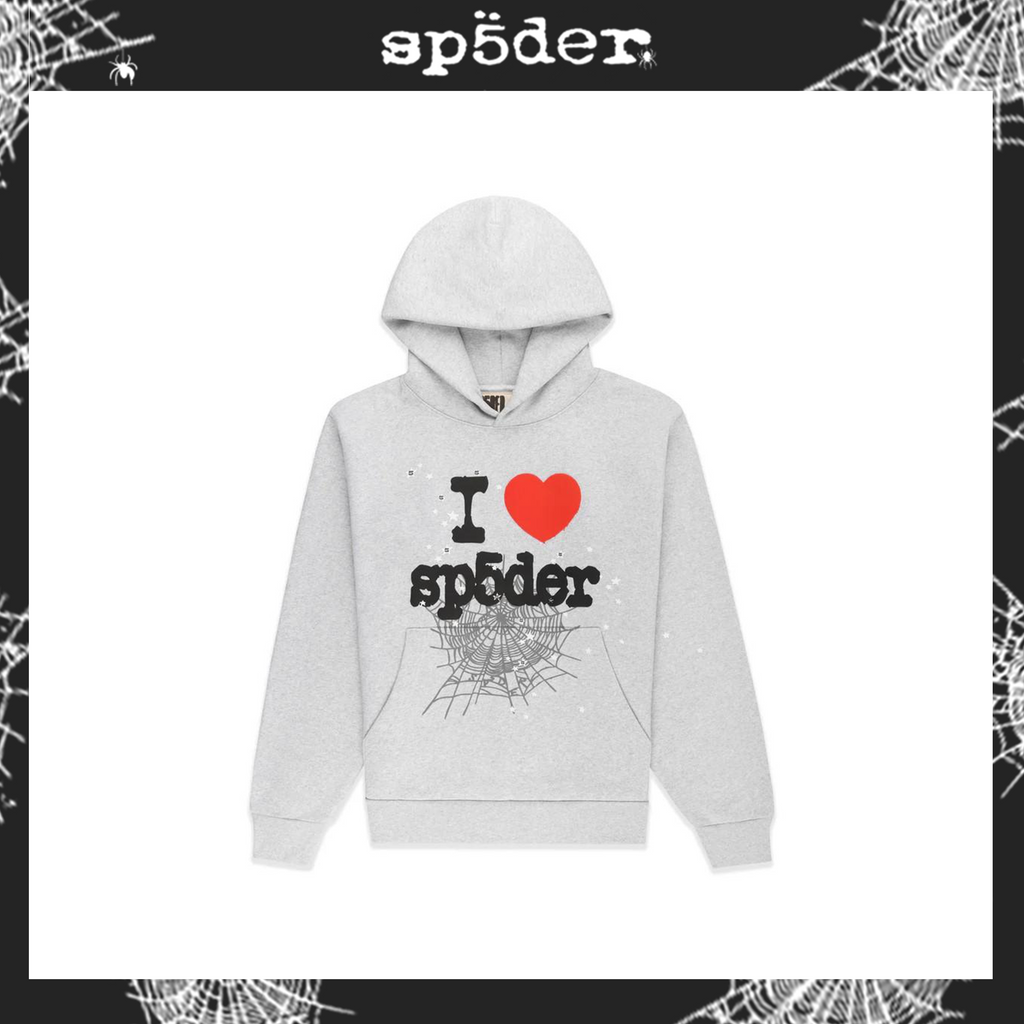 SP5DER FW24-HEATHER GREY Hoodie image 1