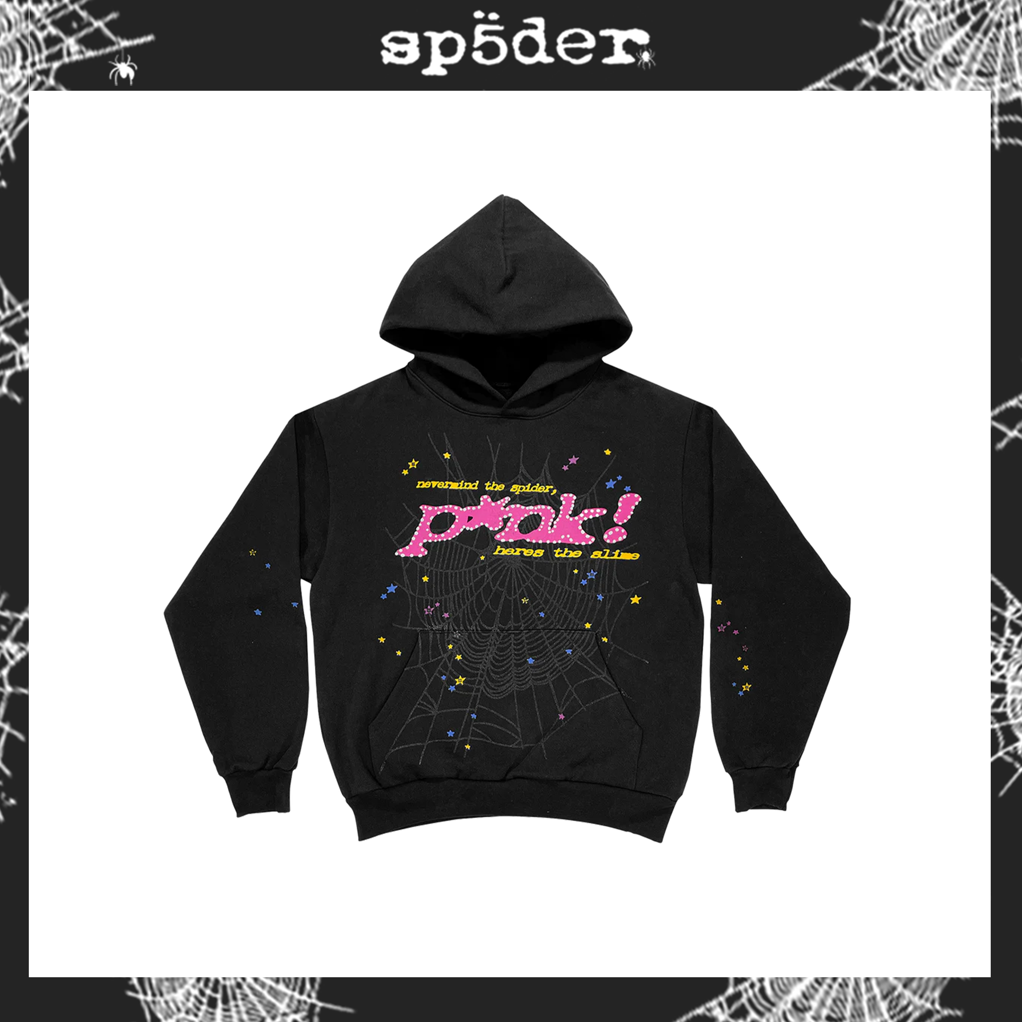 SP5DER SS21-BLACK Hoodie image 1
