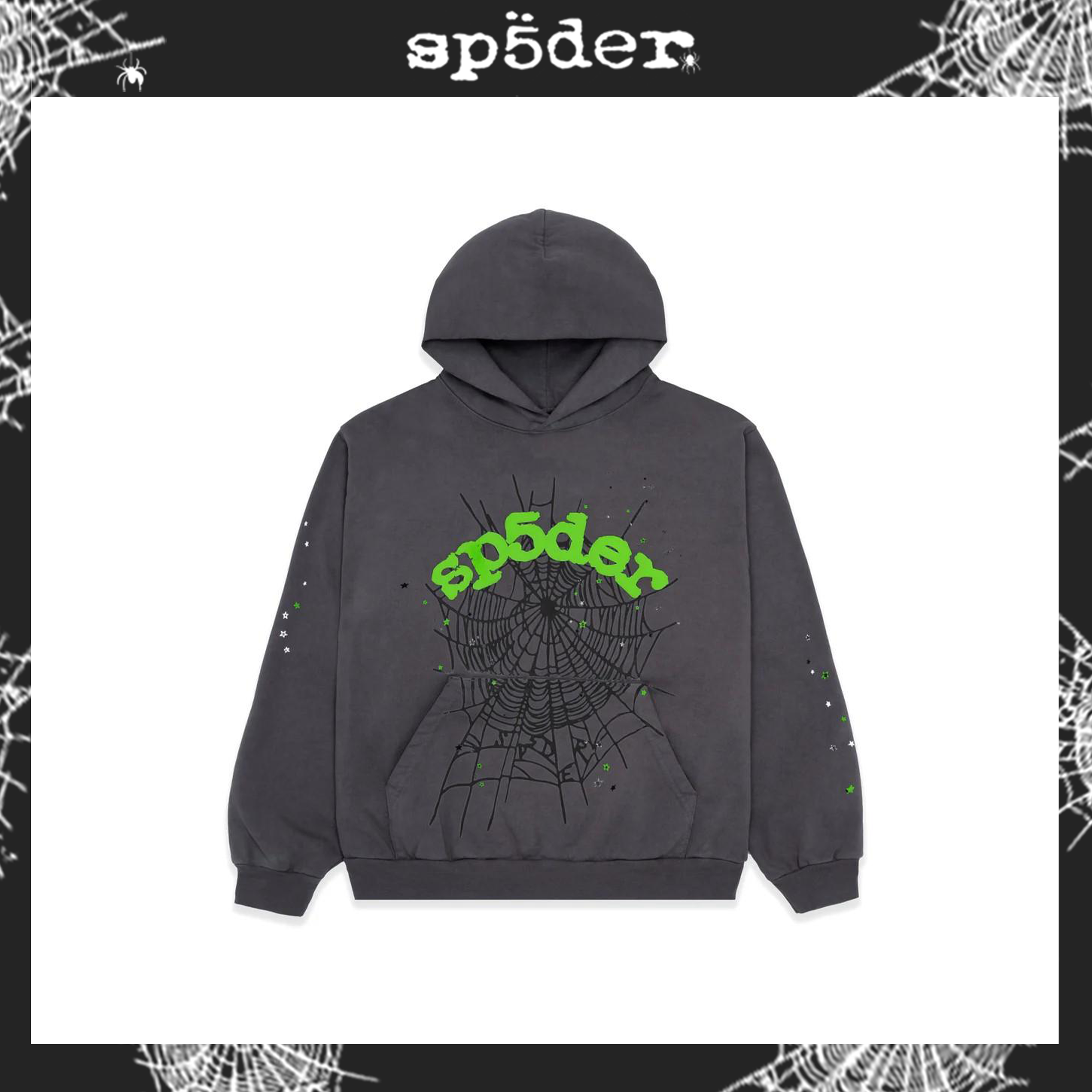 SP5DER SS23-SLATE GREY Hoodie image 1