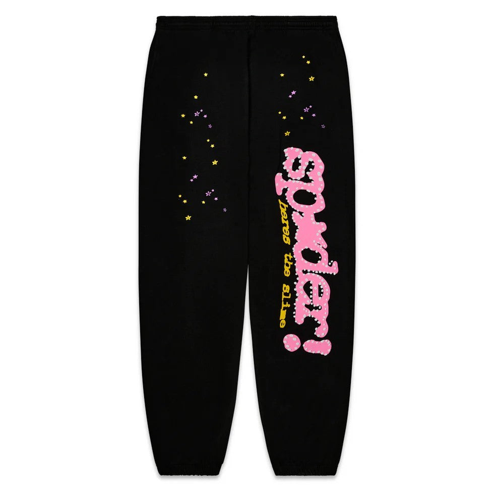 SP5DER FW23-BLACK Sweatpants image 2