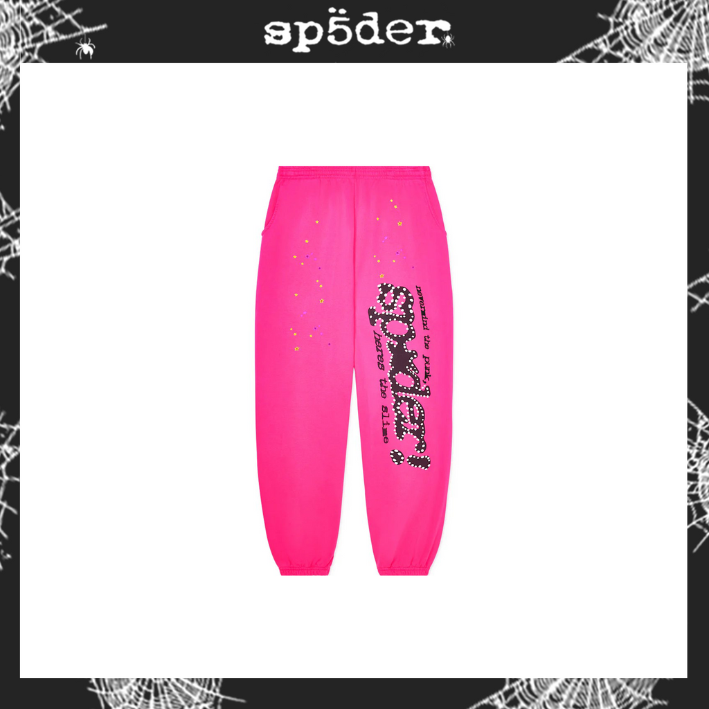 SP5DER FW23-PINK1 Sweatpants image 1