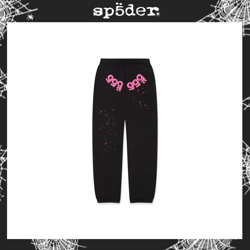 SP5DER FW24-BLACK Sweatpants image 1