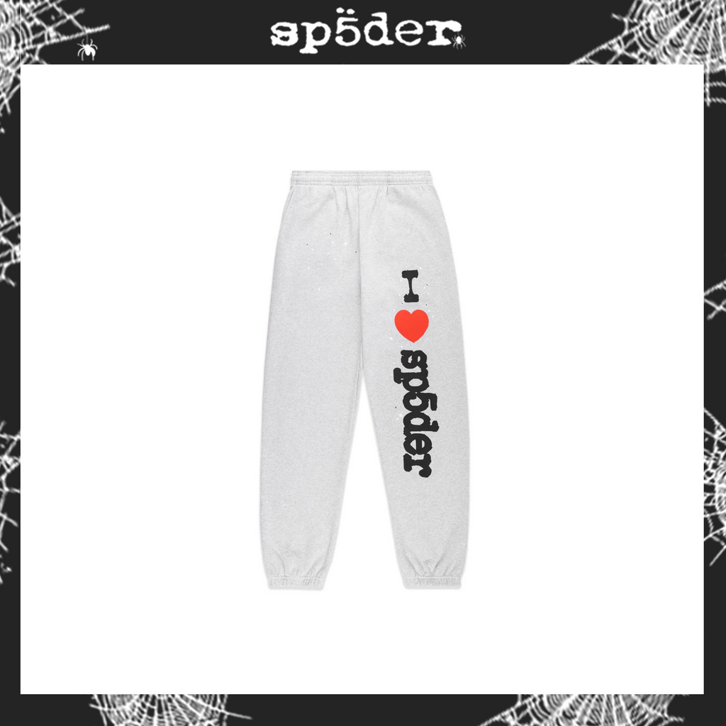 SP5DER FW24-HEATHER GREY Sweatpants image 1