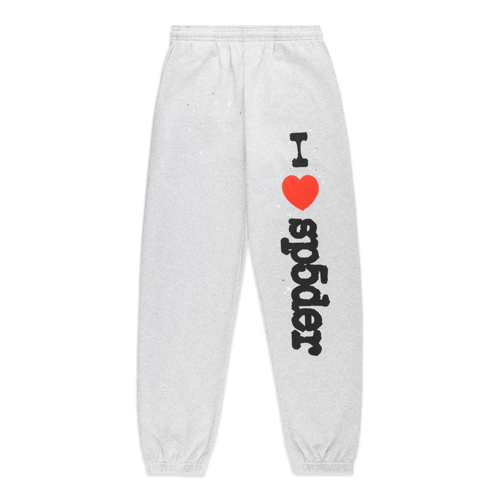 SP5DER FW24-HEATHER GREY Sweatpants image 2