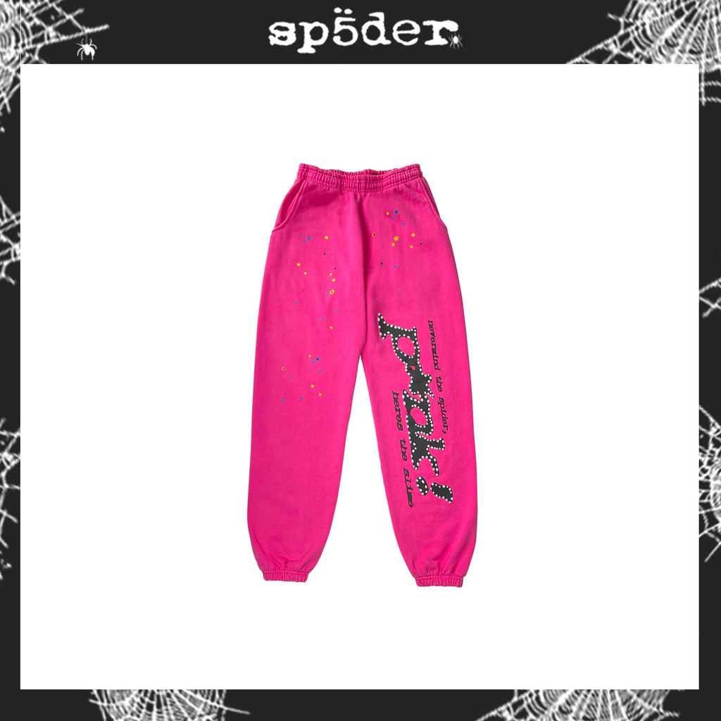 SP5DER SS21-PINK Sweatpants image 1