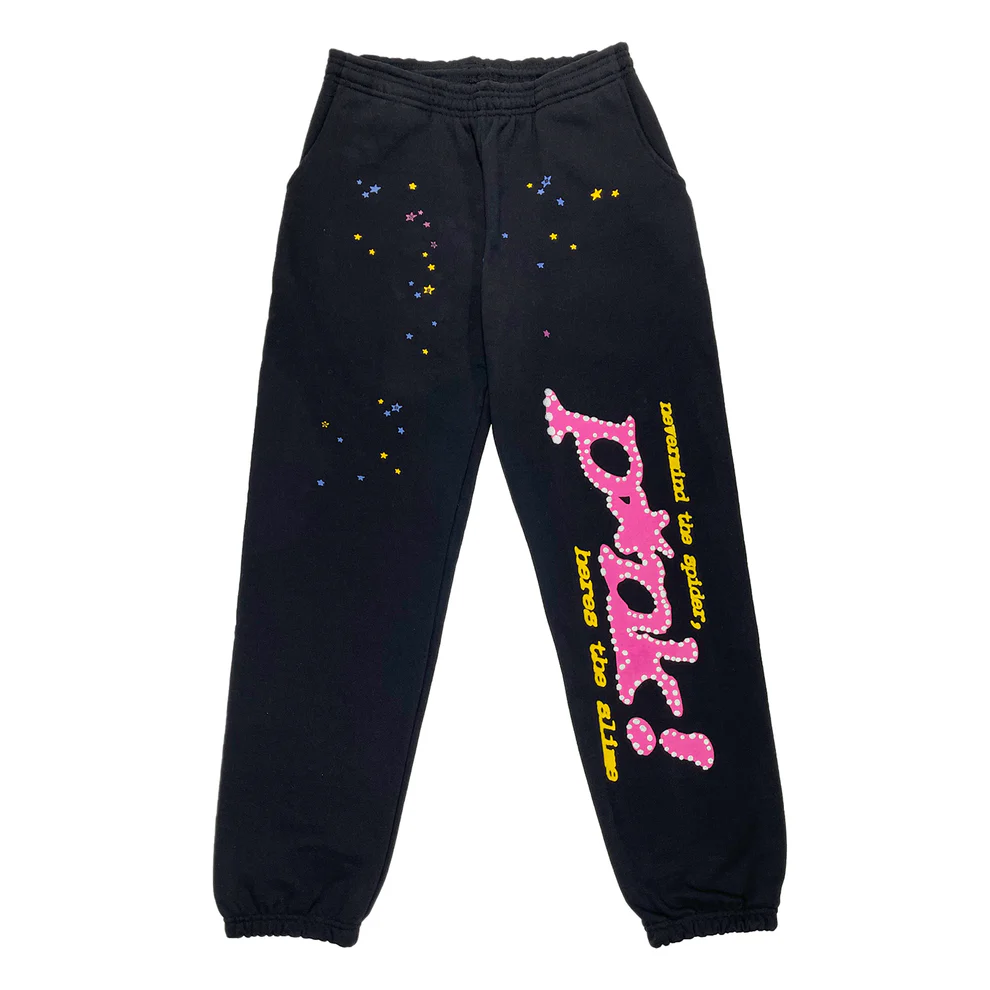 SP5DER SS21-BLACK Sweatpants image 2