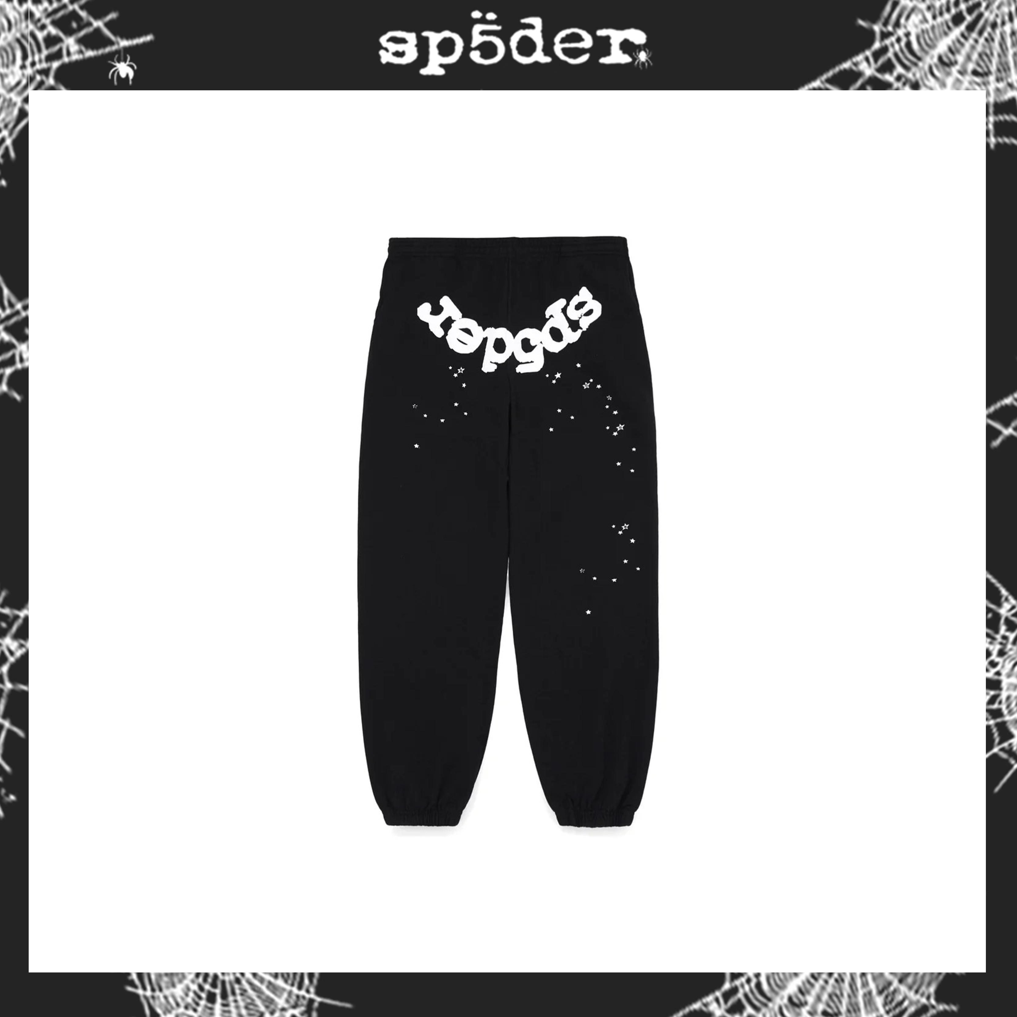 SP5DER SS24-BLACK1 Sweatpants image 1