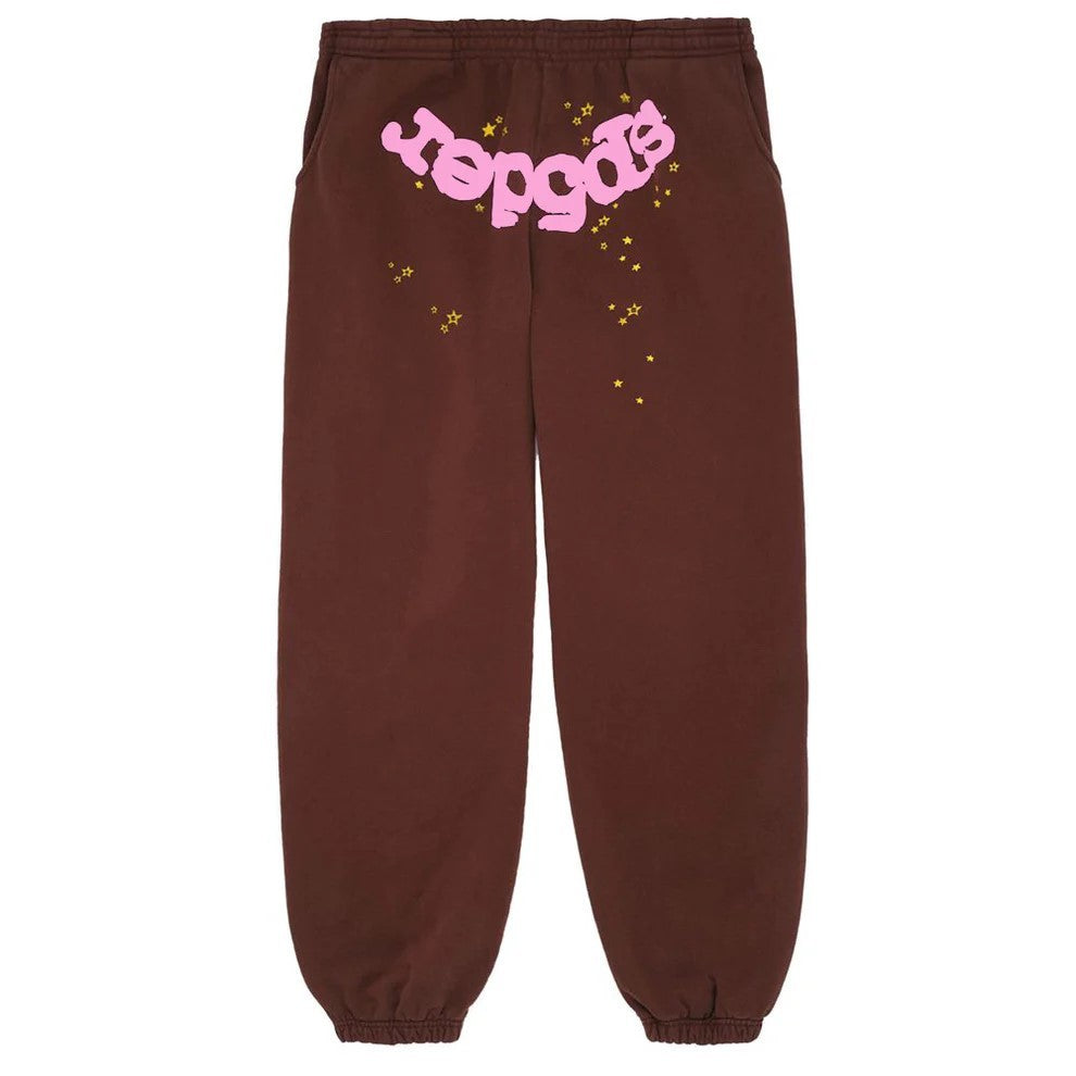 SP5DER SS23-BROWN Sweatpants image 2