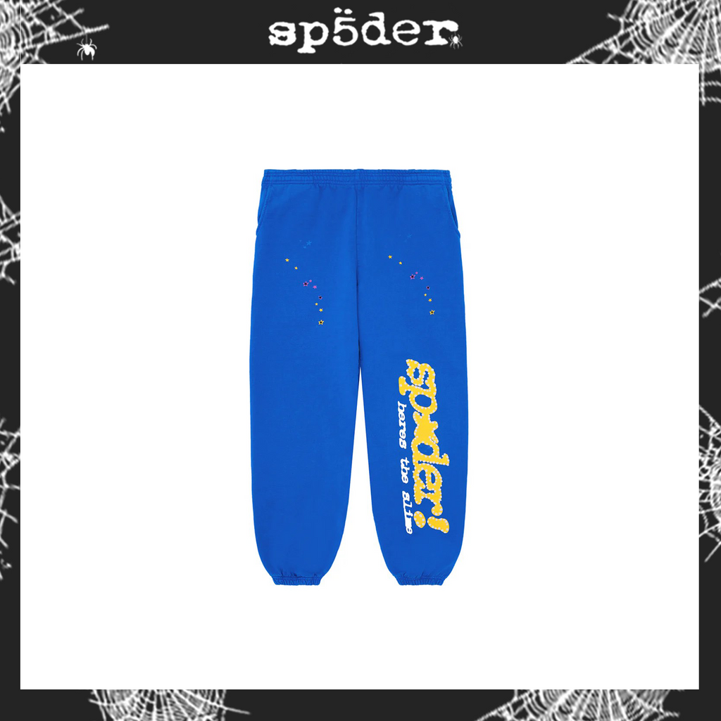 SP5DER SS23-BLUE Sweatpants image 1
