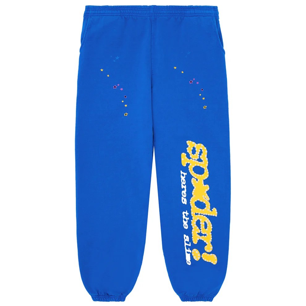 SP5DER SS23-BLUE Sweatpants image 2