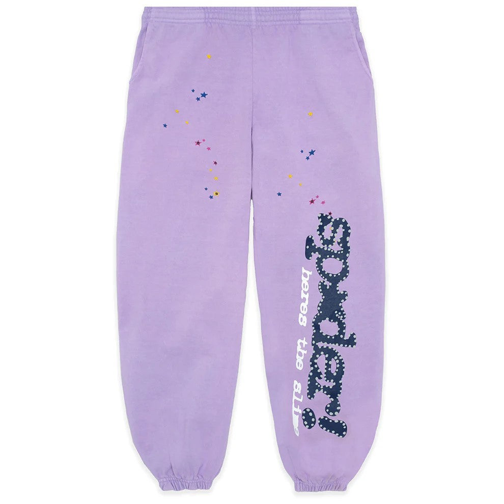 SP5DER SS23-PURPLE Sweatpants image 2