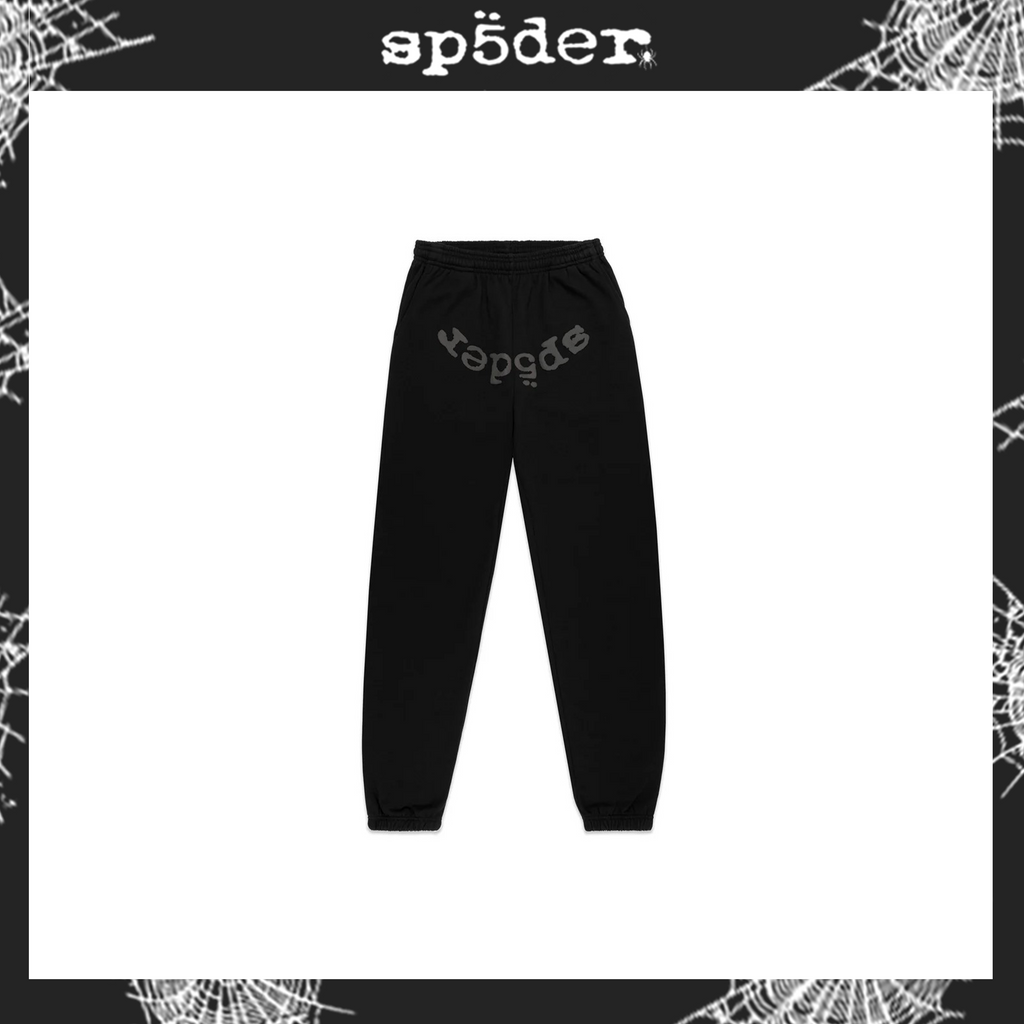 SP5DER SS25-BLACK Sweatpants image 1