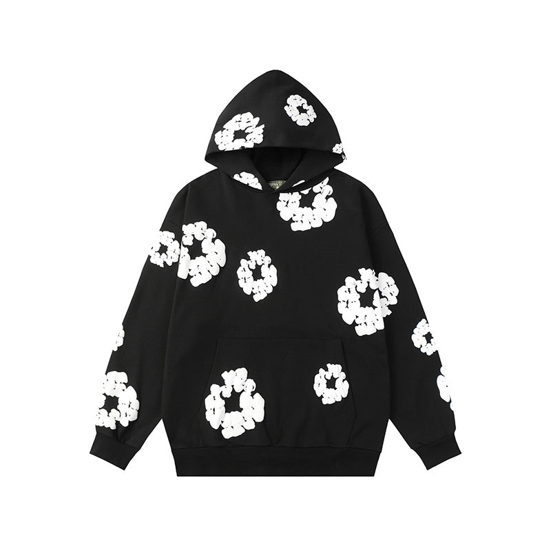 DENIM TEARS BLACK Hoodie 4601 image 2