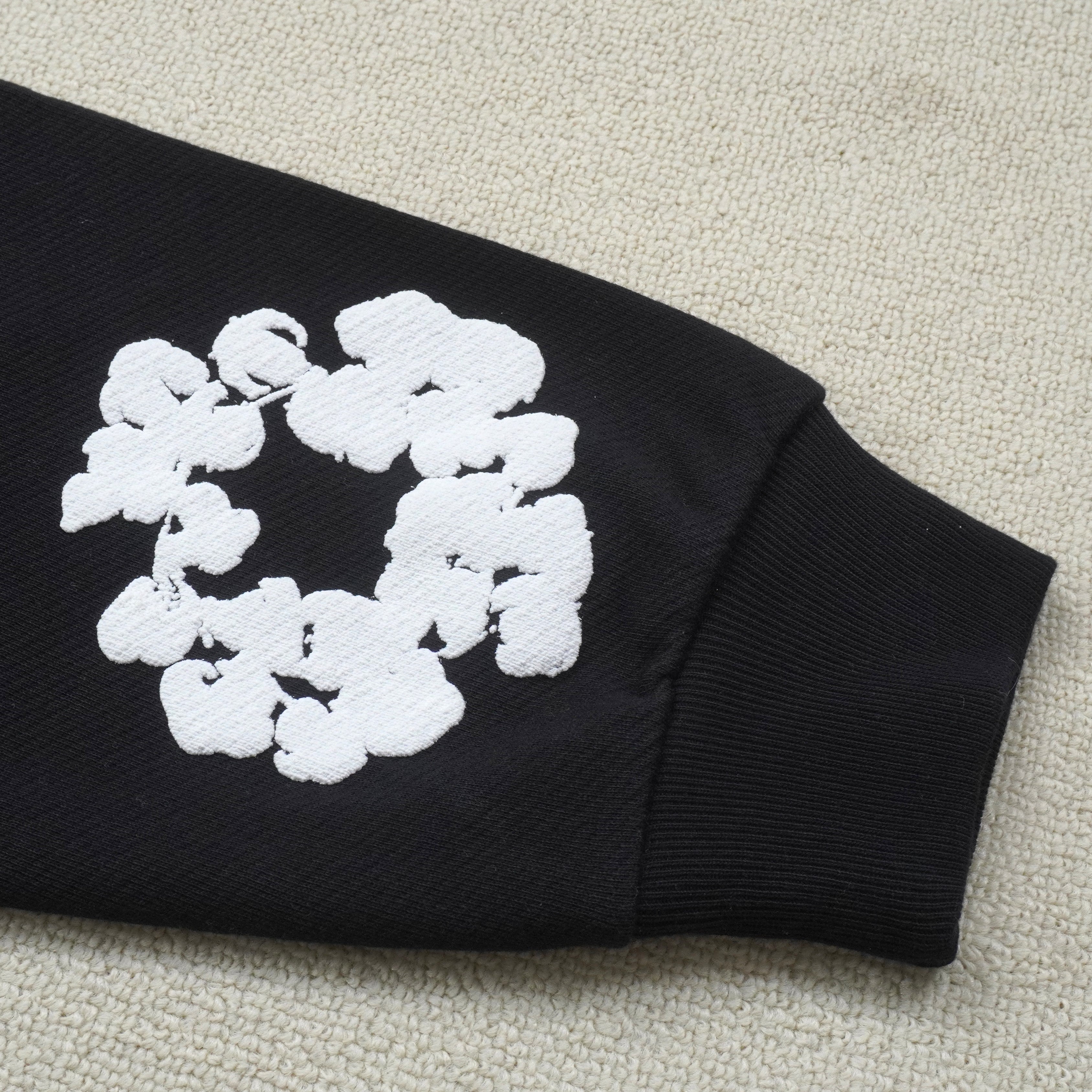 DENIM TEARS BLACK Hoodie 4601 image 6