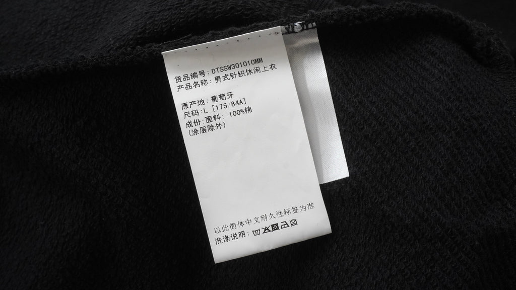 DENIM TEARS BLACK Hoodie 4601 image 9