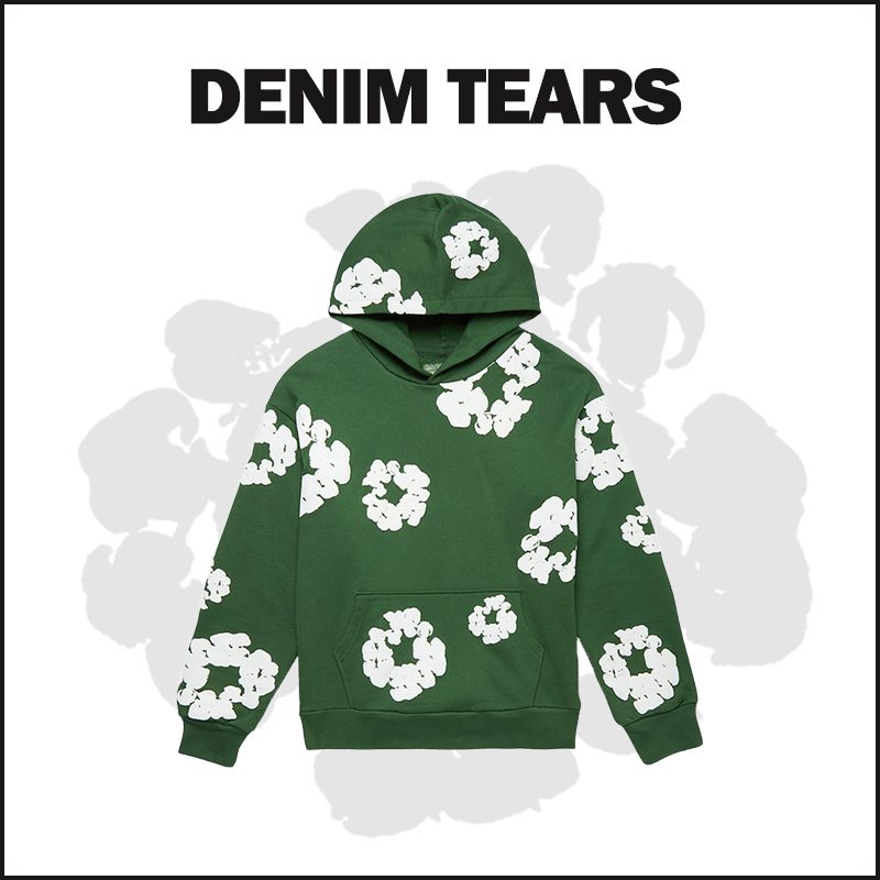 DENIM TEARS GREEN Hoodie image 1