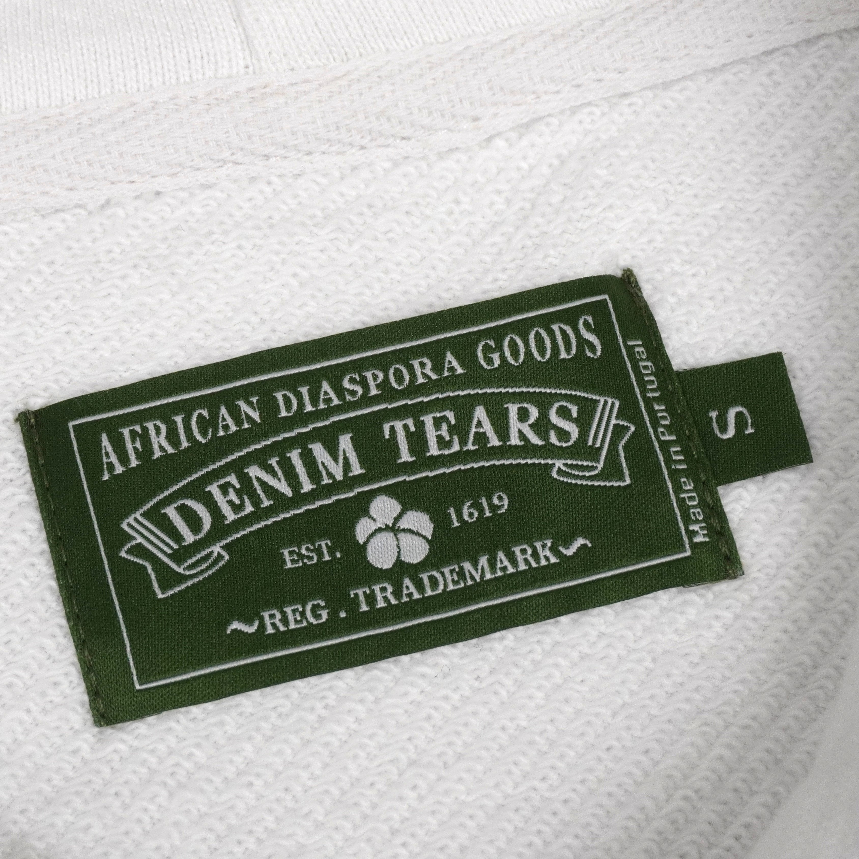 DENIM TEARS WHITE Hoodie image 11