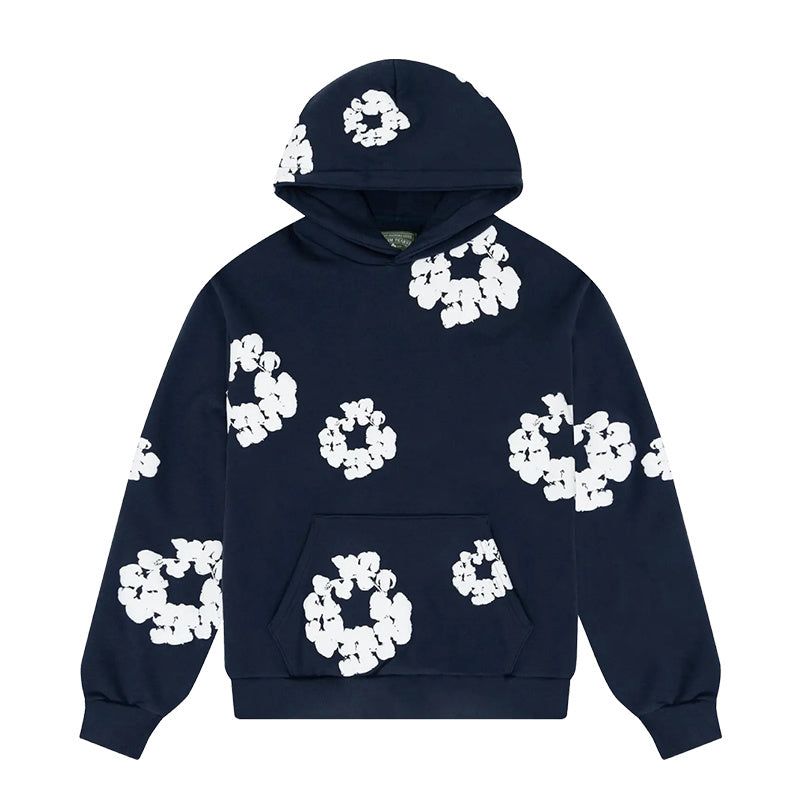 DENIM TEARS NAVY BLUE Hoodie image 2