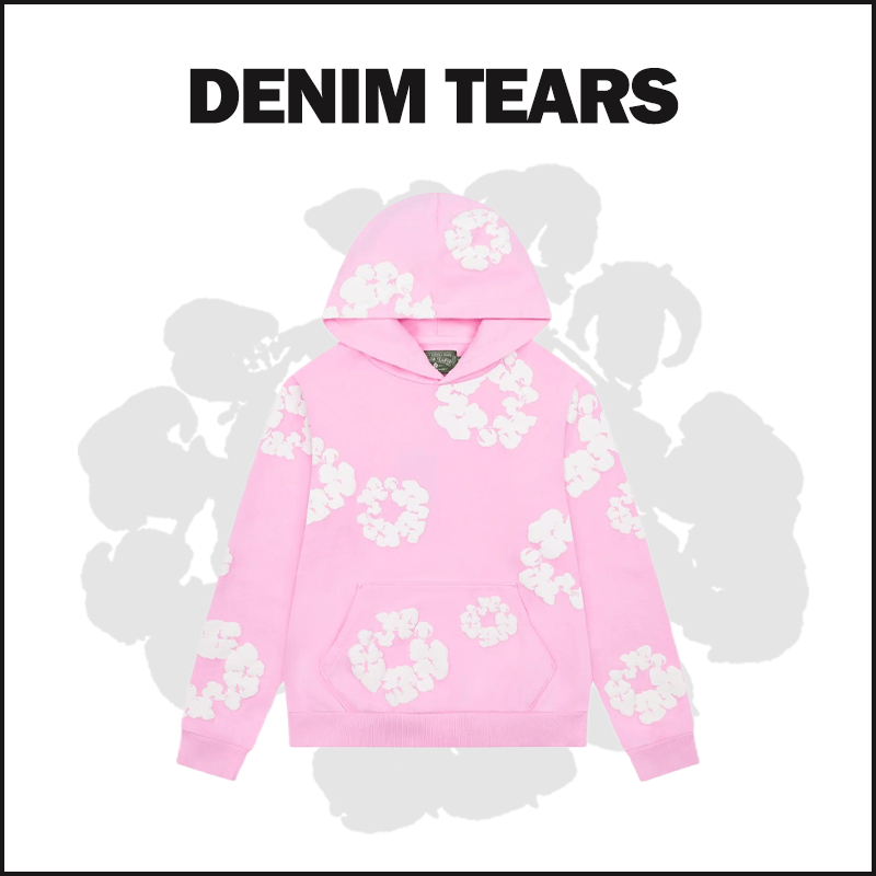 DENIM TEARS PINK-NEW Hoodie image 1