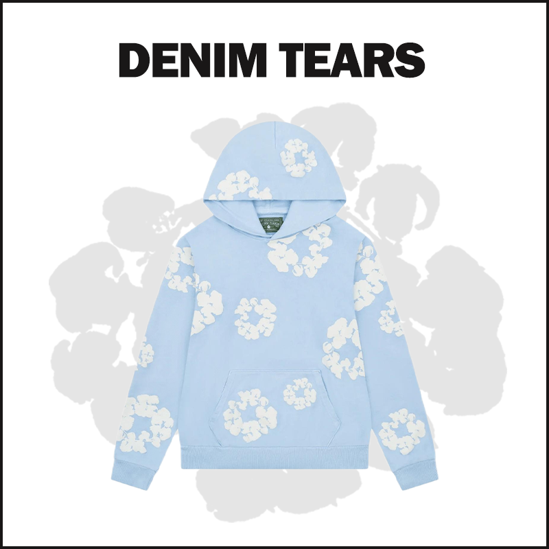 DENIM TEARS BLUE-NEW Hoodie image 1