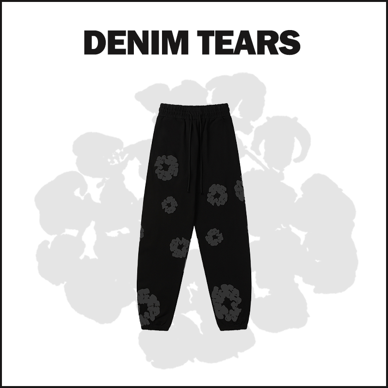 DENIM TEARS BLACK Sweatpants 3313 image 1