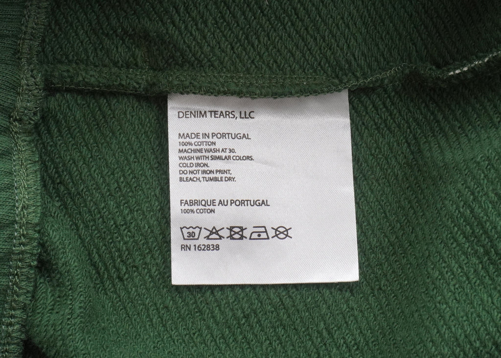 DENIM TEARS GREEN Sweatpants image 10