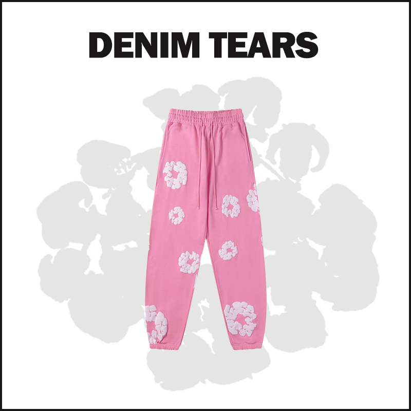 DENIM TEARS PINK Sweatpants image 1