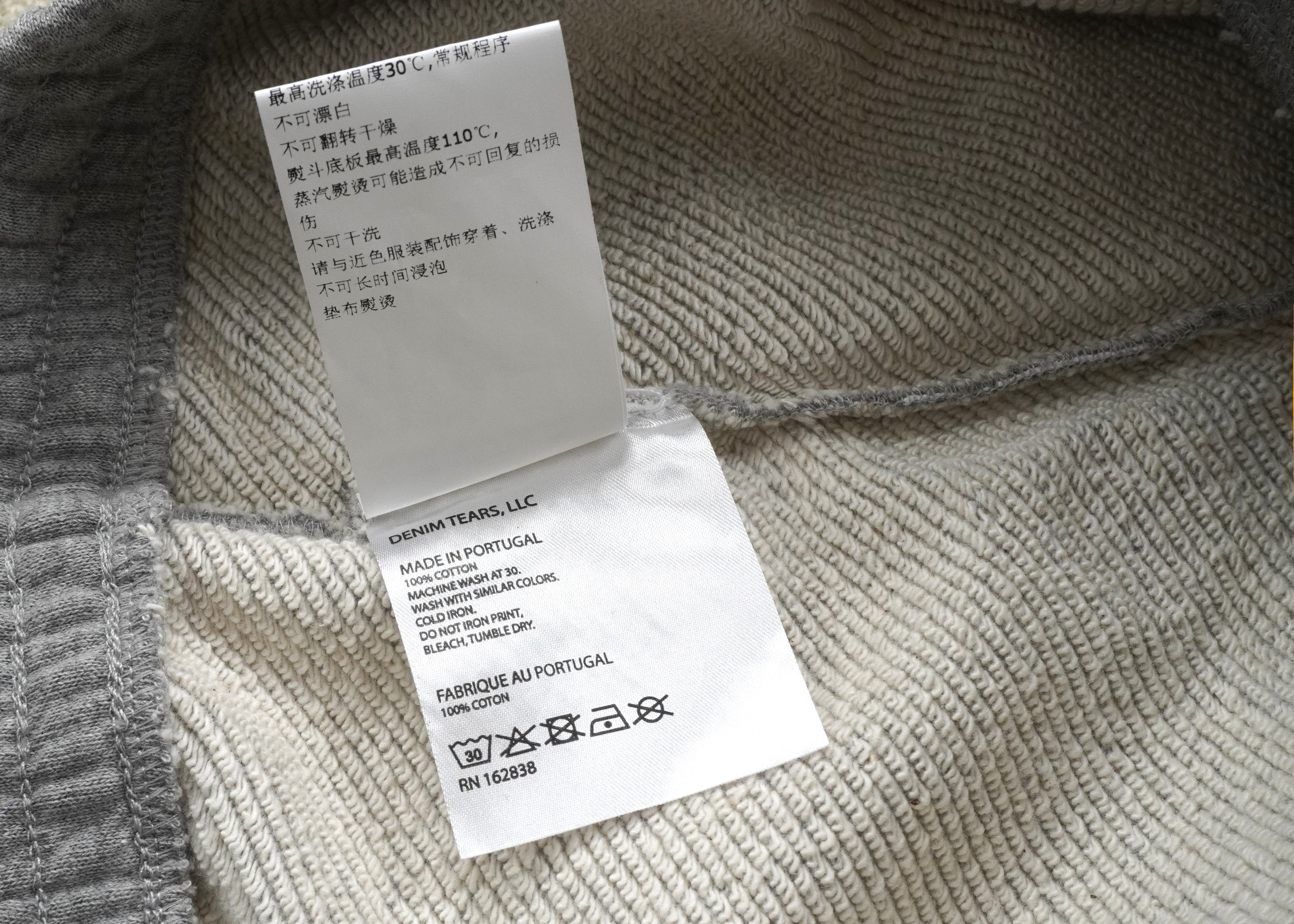 DENIM TEARS GRAY Sweatpants image 10