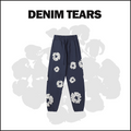 DENIM TEARS NEVY BLUE Sweatpants image 1