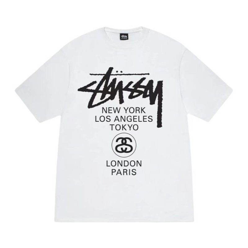 STUSSY 白色-STT01 T-Shirt image 2