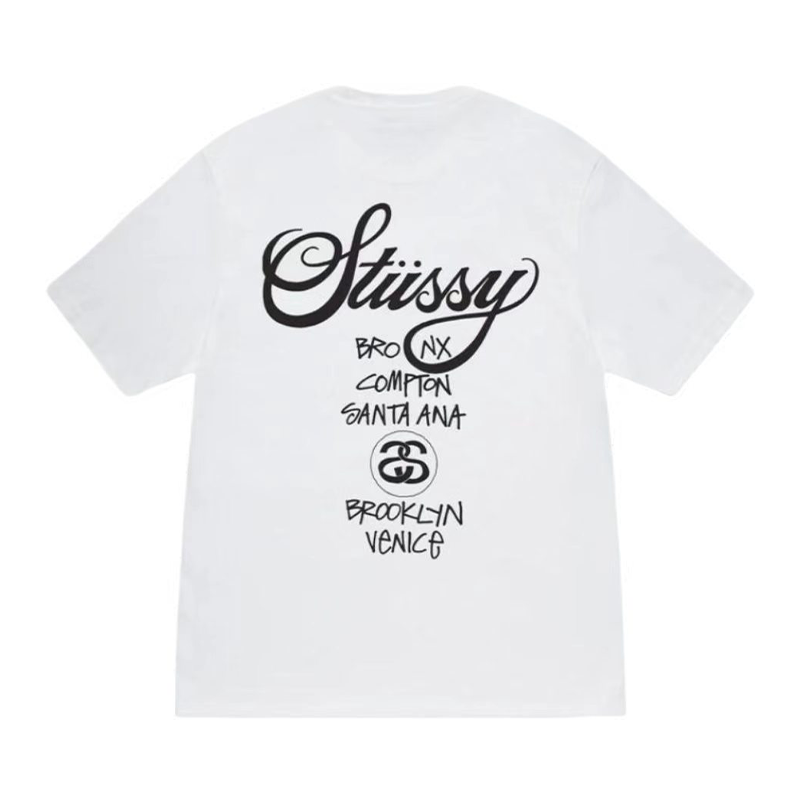 STUSSY 白色-STT01 T-Shirt image 3