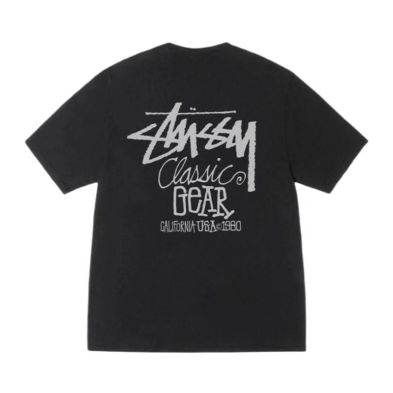 STUSSY 黑色 STT02 T-Shirt image 3