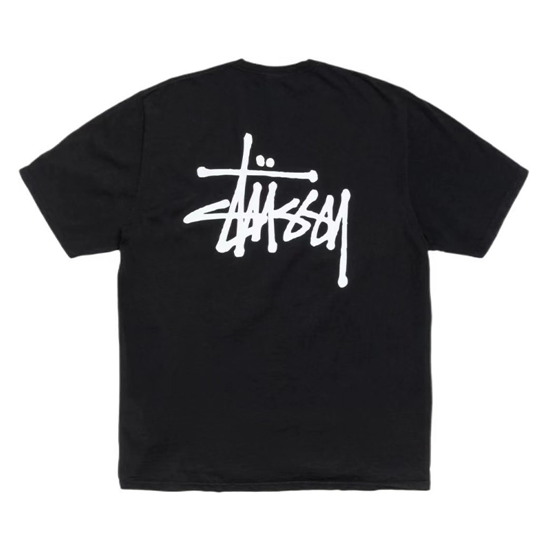 STUSSY 黑色 STT03 T-Shirt image 3