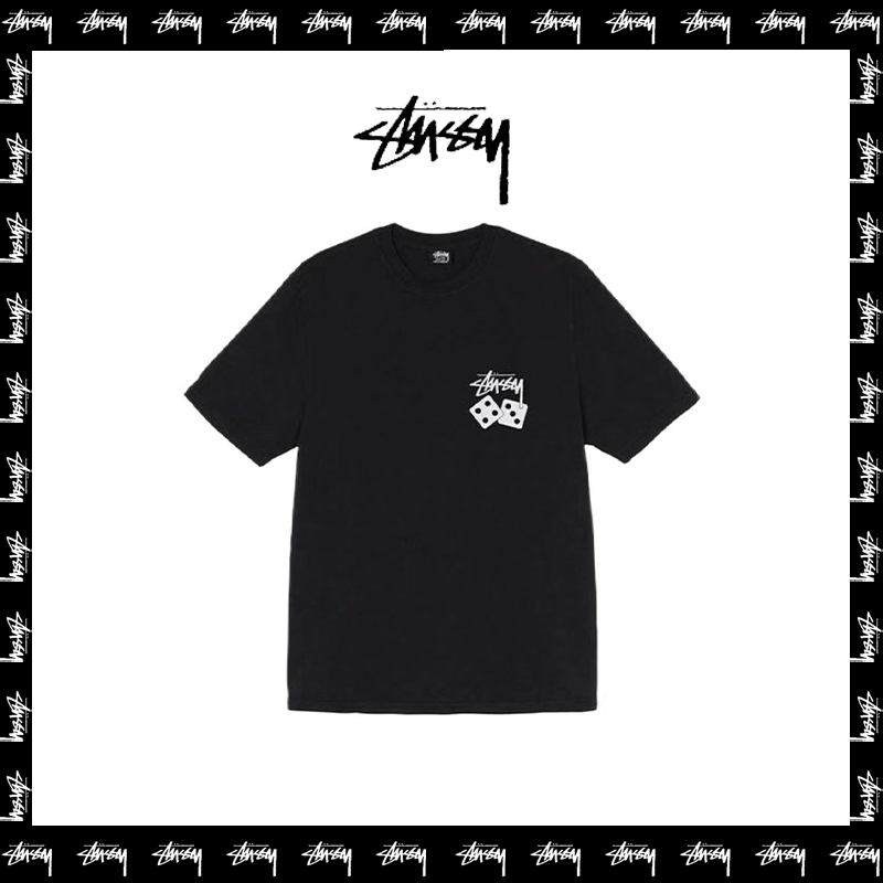 STUSSY 黑色 STT04 T-Shirt image 1