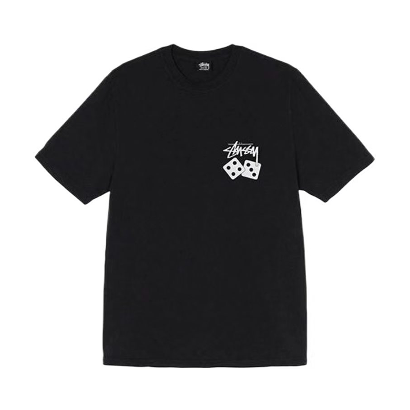STUSSY 黑色 STT04 T-Shirt image 2